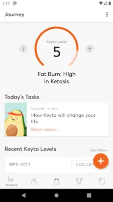 Keyto - Keto Tracker + Diet android App screenshot 8